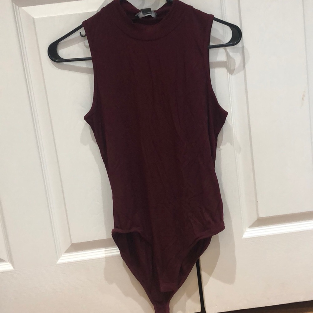New burgundy bodysuit
